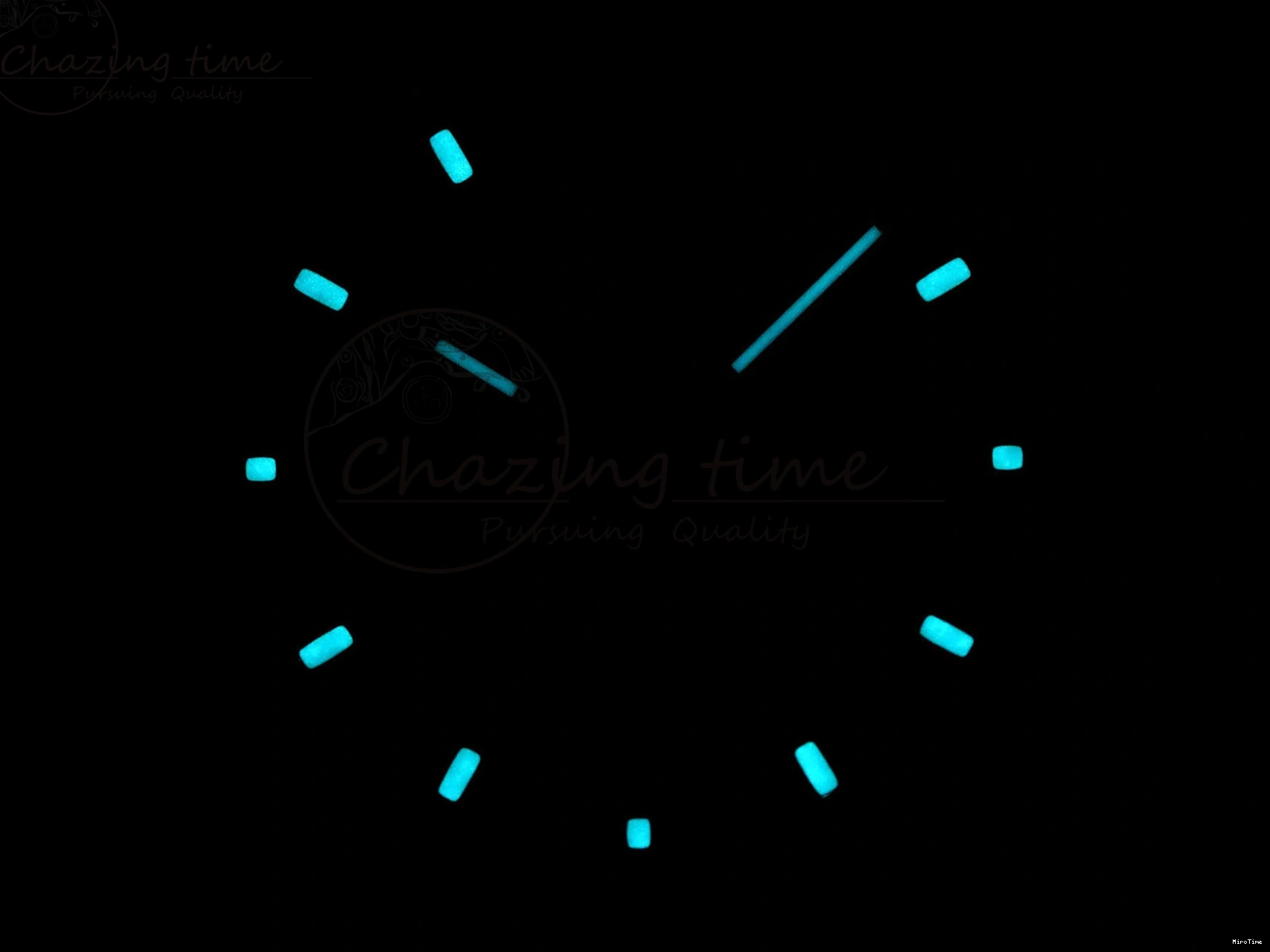 MiroTime 0319 Casual Daytona DIW Carbon Case and Bezel DIWF Edition White Blue Dial on Blue Nylon Strap A 1886